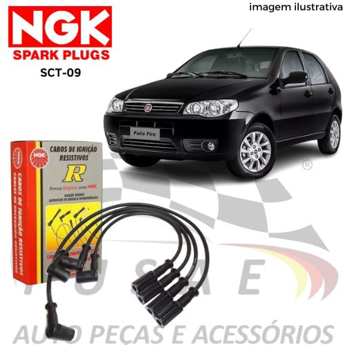 CABO DE VELA SUPRESSIVO PALIO/SIENA 1.0 8V FIRE APOS 2004; UNO FIRE 1.0 8V FLEX/ECONOMY APÓS 2006
