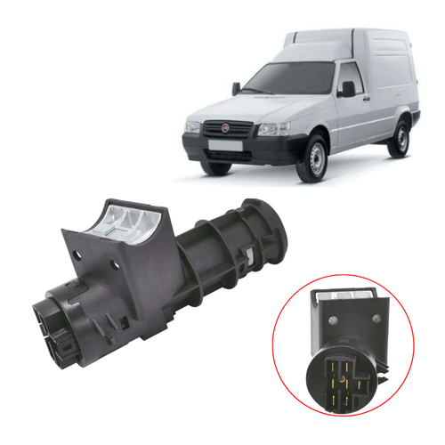 Trava Direção Com Elétrica S/ Cilindro Fiorino Uno 04 A 07