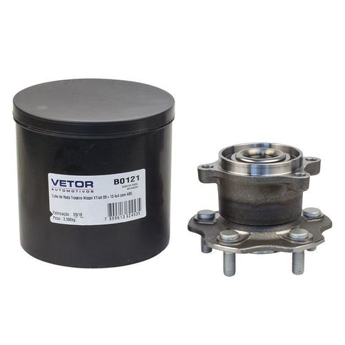 Cubo Roda Traseira Nissan Xtrail 4X4 09&gt;13 C/ABS