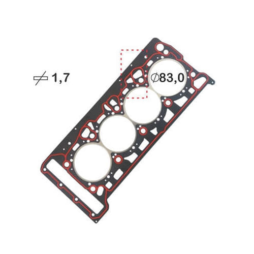 JUNTA DO CABECOTE - VW JETTA GOLF NEW BEETLE 2.0 TSI TFSI