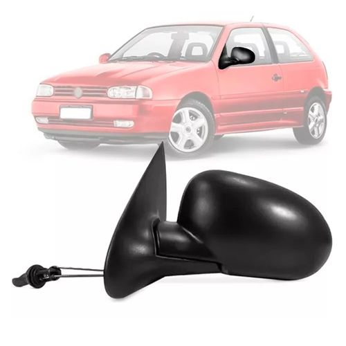 RETROVISOR ESQUERDO EXTERNO VW GOL 1995/1999 COM CONTOLE