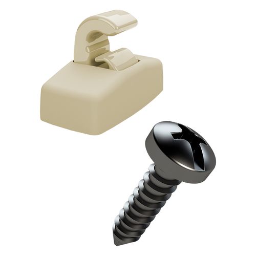 KIT FIXACAO DO SUPORTE QUEBRA SOL VW (BEGE)