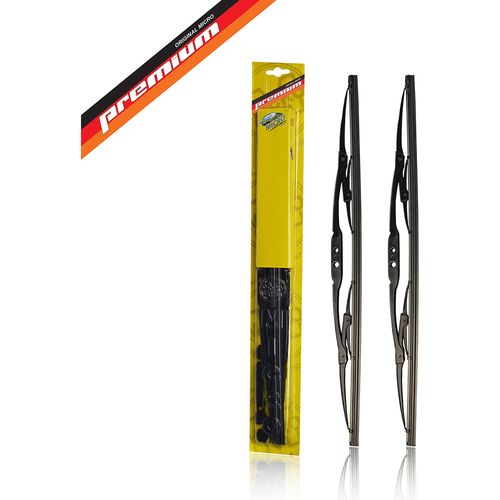 Palhetas Micro diant. Metálica 28" / 26" Pol. - Peugeot 307 02 à 05  - 307 SW 02 à 05  - 807 após 02