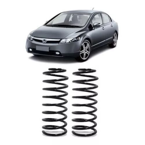 Par Mola Espiral Traseira Civic 1997/2000