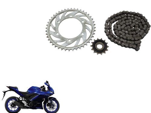 Kit Relação Com Retentor 8mil km Yamaha Yzf-r3 20-23