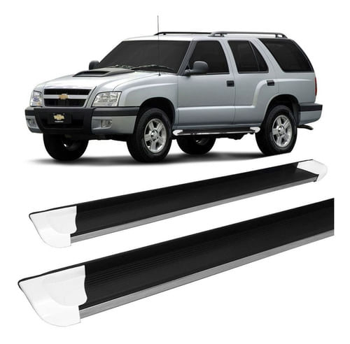 Estribo Blazer Até 2011 Personalizado Branco