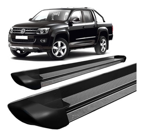 Estribo Amarok Personalizado Preto Fosco C Dupla