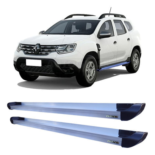 Estribo Duster Plataforma De Aluminio Prata