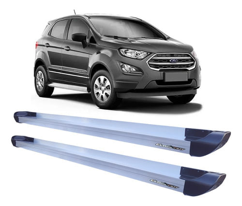 Estribo Ecosport 2013 Em Diante Plataforma De Alumínio Prata