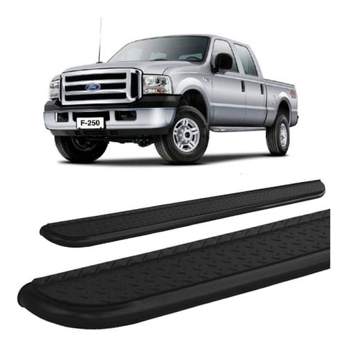 Estribo F-250 Chapa Aço Preto C D Cabine Dupla
