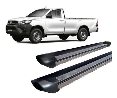 Estribo Hilux 2016 A 2020 Personalizado Preto C S