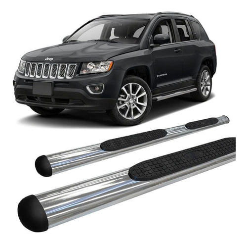 Estribo Jeep Compass Oblongo Oval Cromado