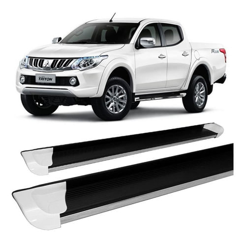 Estribo L200 Triton Nova Gls Sport 2017 Personalizado Branco