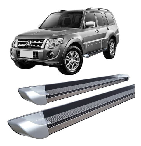 Estribo Pajero Full Personalizado Prata