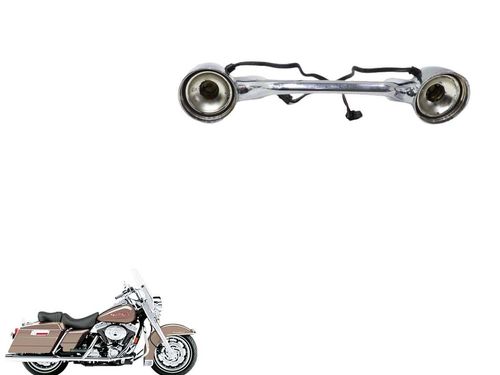 Piscas Traseiros C/ Suporte Harley-davidson Road King 04-06