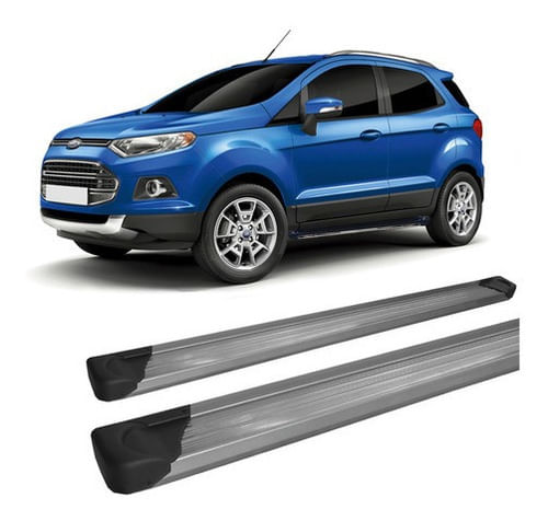 Estribo Lateral  Ecosport 03 A 12 Plataforma Prata