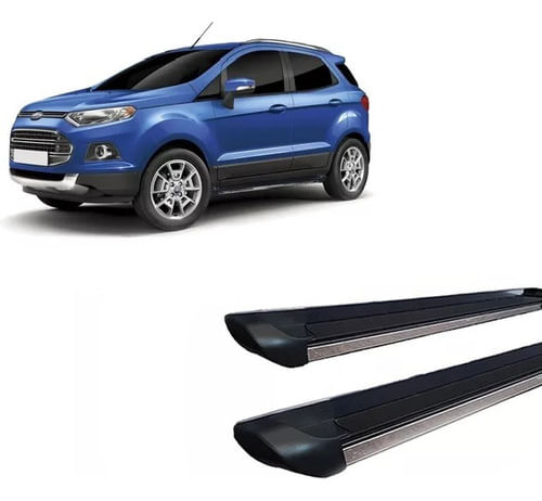 Estribo Lateral Ecosport 13 A 2020 Personalizado Preto