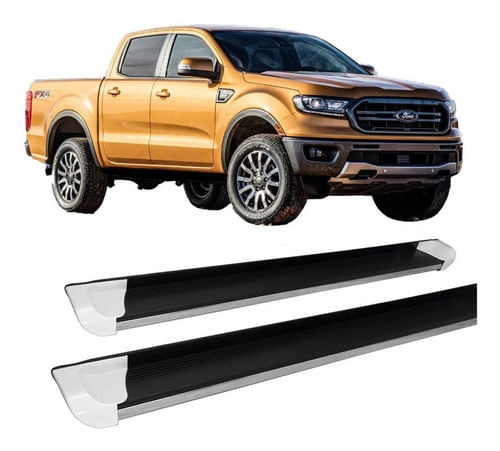 Estribo Ranger 2013 A 2020 Personalizado Branco C D