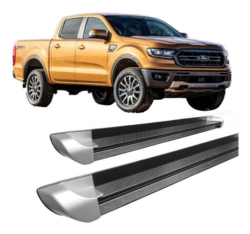 Estribo Ranger 2013 A 2020 Personalizado Prata C D