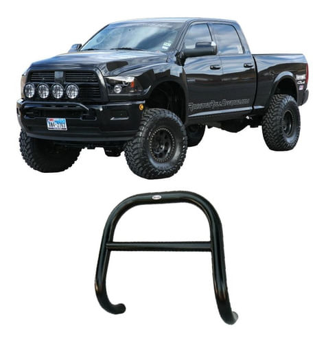Para-choque De Impulsão Dodge Ram 95 A 2011 Preto C/barra