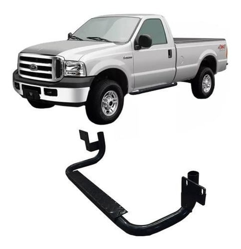 Estribo F250 Cabine Simples Chapa Preto F-250