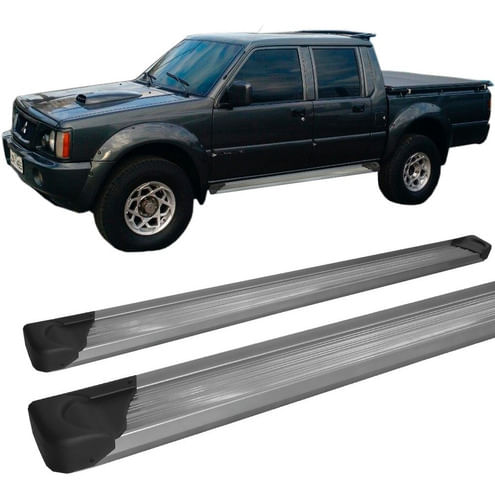 Estribo L-200 Gl/gls  Plataforma De Alumínio Prata C/dupla