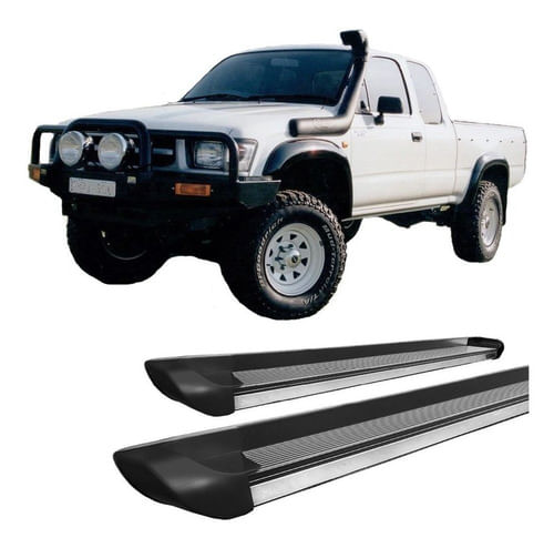 Estribo Lateral Hilux 1998 A 2004 Personalizado Preto