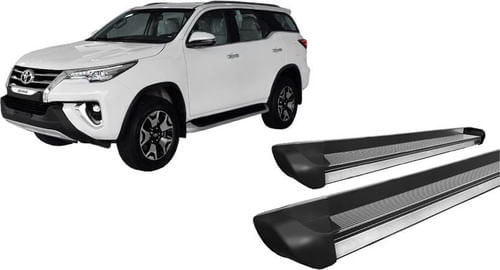 Estribo Personalizado Ponteira Preto Fosco Sw4 2016 2020