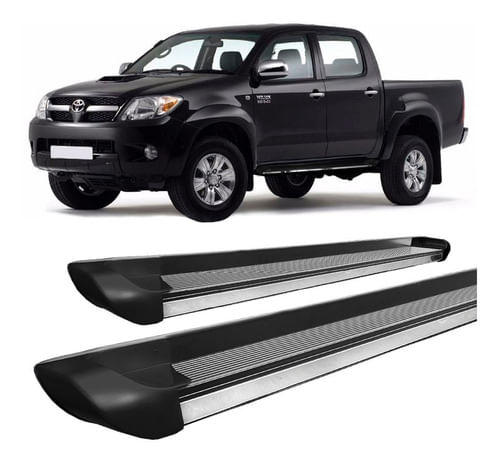 Estribo Hilux 2005 A 2015 C/d Personalizado Preto