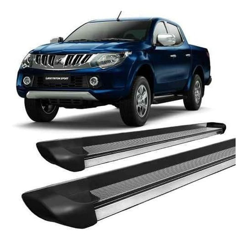 Estribo L-200 Triton 2017 Em Diante Personalizado Preto