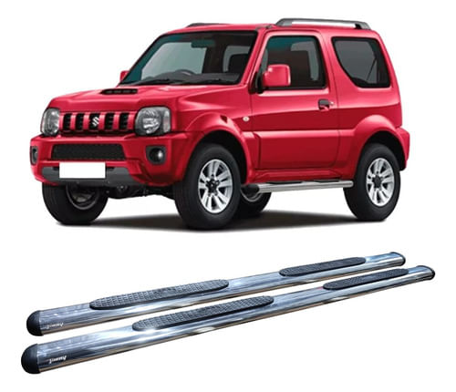Estribo Suzuki Jimny Oblongo Oval Cromado