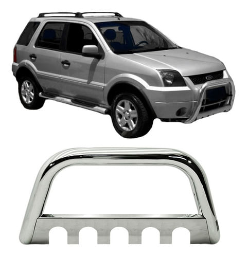 Para-choque De Impulsão Ecosport 2004 A 2007 C Chapa Cromado