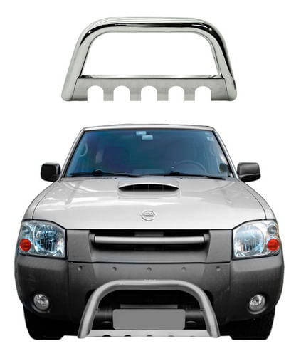 Para-choque De Impulsão Frontier 03 A 2007 Com Chapa Cromado