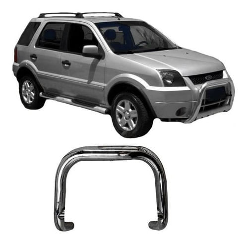 Para-choque De Impulsão Ecosport 2004 A 2007 S/barra Cromado