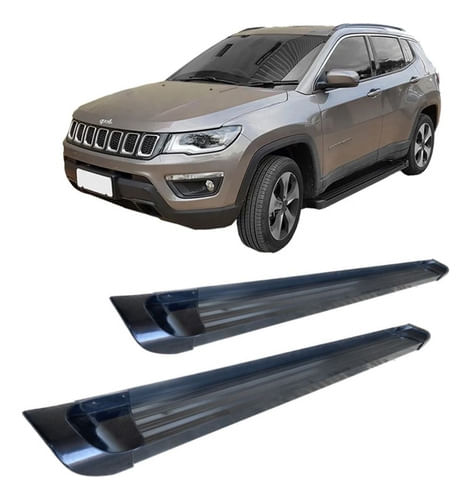 Estribo Jeep Compass Plataforma de Alumínio Preto