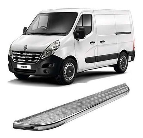 Estribo Lateral Cromado Renault Master L1h1 Lado Passageiro