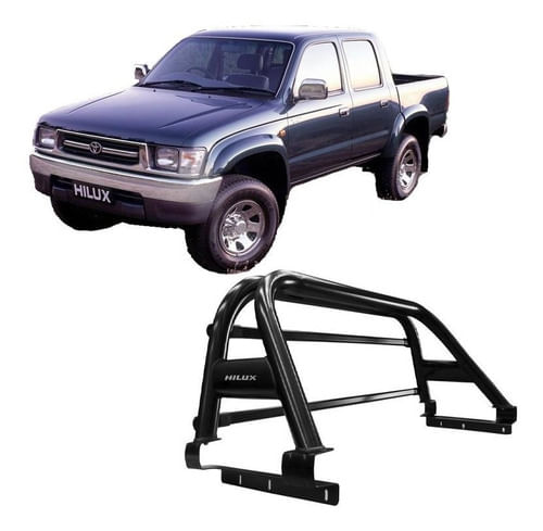 Santo Antônio Hilux Cabine Dupla 1998 A 2004 Preto