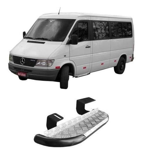 Estribo Sprinter 312 Lado Motorista Chapa Cromado