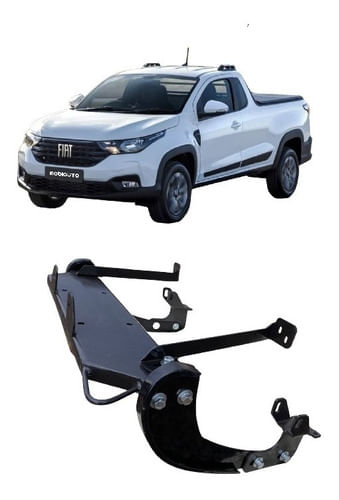Base Para Guincho Fiat Strada 2020 A 2023.