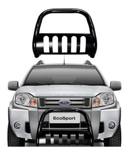 Para-choque De Impulsão Ecosport 2003 A 2012 Preto