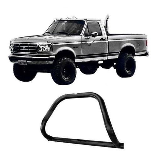 Para-choque De Impulsão F-1000 1996 A 1999 Preto S/barra
