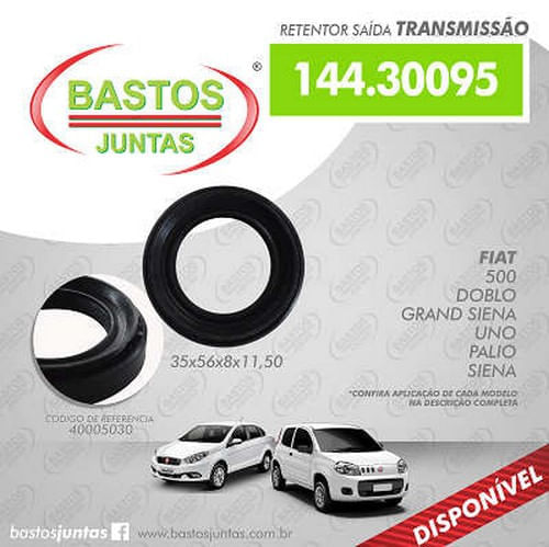 RETENTOR DO CAMBIO - FIAT 500 DOBLO UNO PALIO SIENA