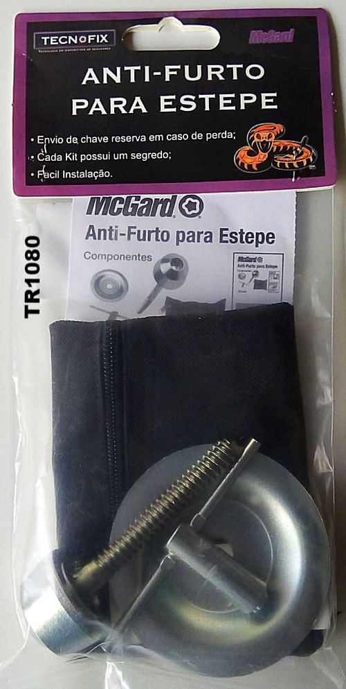 Kit Antifurto de estepe interno modelo TR10185