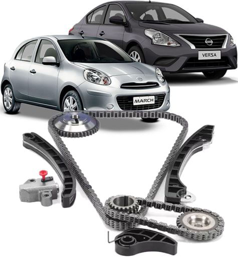 Kit Corrente da Distribuição March e Versa 1.0 12v 3cc Flex de 2015 à 2021