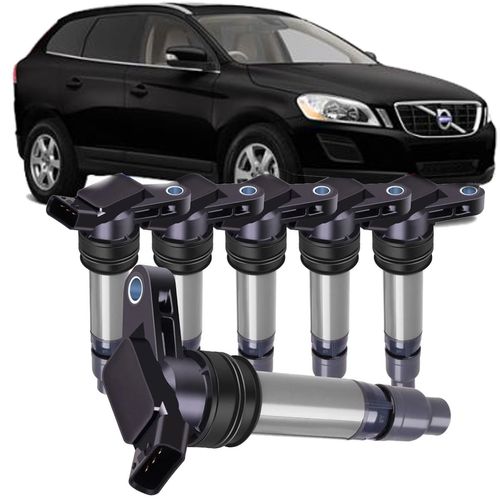 Kit 6 Bobina de Ignicao Volvo Xc60 3.0 Turbo T6 de 2008 À 2015