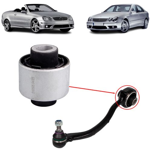 Bucha do Braço Inferior Dianteiro Mercedes C180 C200 C230 C240 C32 C320 C350 CLK500 CLK55 CLK320 CLK350 C55 CLC200 SLK200 E280 E320 E500 E63