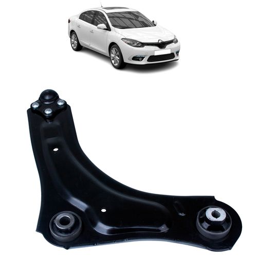 Bandeja Inferior Dianteira Lado Esquerdo Renault Fluence 2011 A 2016