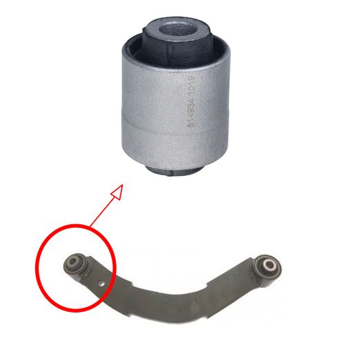 Bucha Braço Curvo Mitsubishi Airtrek 2.0 2.4 4X4 2003 a 2008 Superior Traseiro