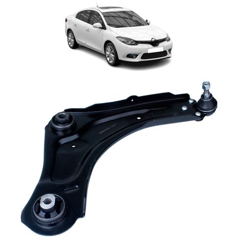 Bandeja Inferior Dianteira Lado Direito Renault Fluence 2011 A 2016