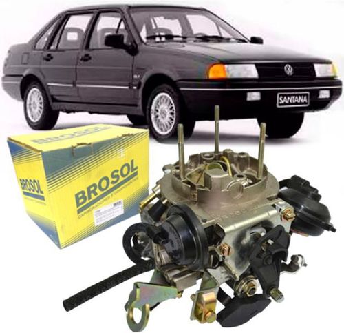 Carburador 3E Santana Quantum Versailles Royalle 2.0 Alcool Solex Brosol